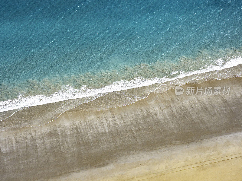 海岸线鸟瞰图