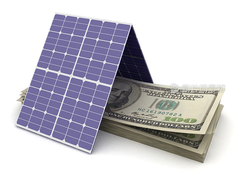 太阳能电池板可再生能源效率高，节省资金