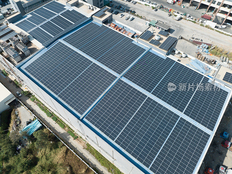 工厂制造太阳能发电