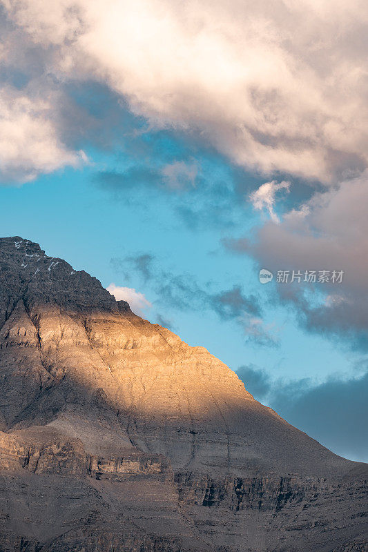 山脉的美景