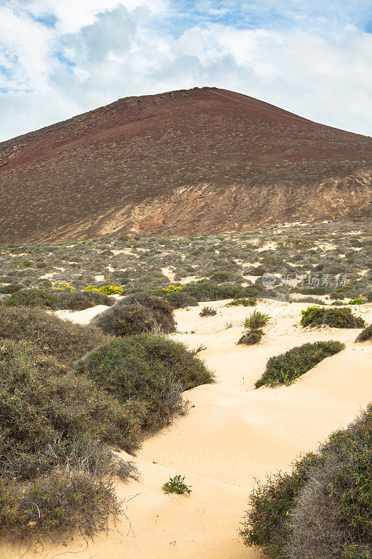 西班牙加那利群岛格拉西奥萨火山。