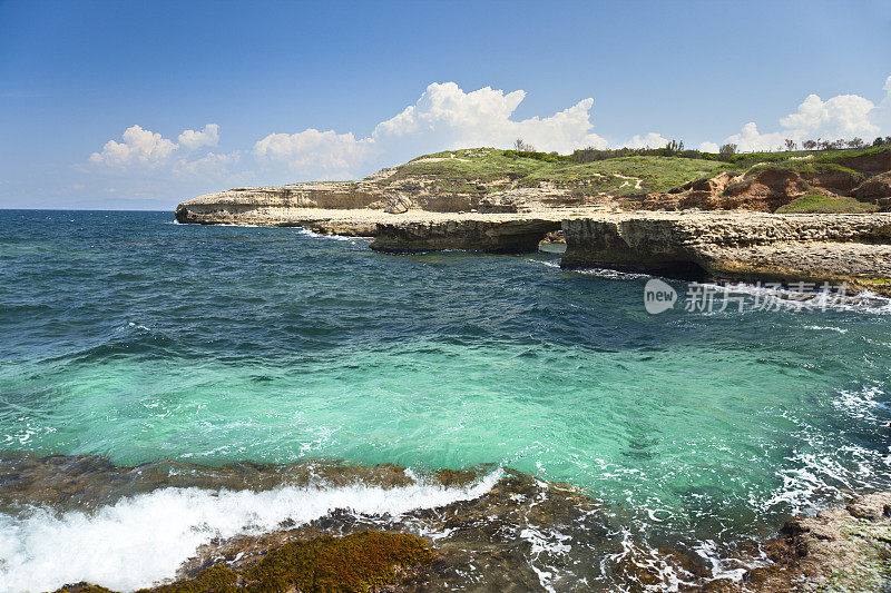 撒丁岛的海岸
