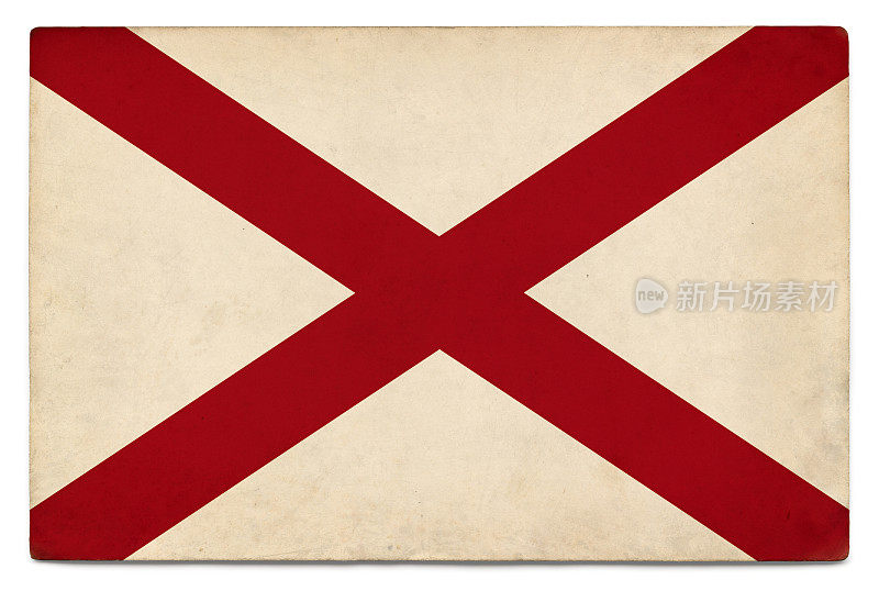 白色的美国国旗:阿拉巴马州