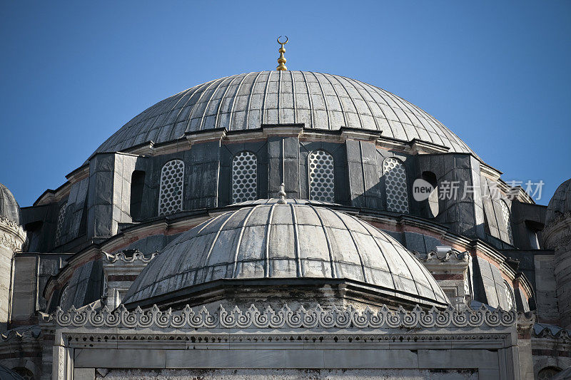 伊斯坦布尔清真寺建筑圆顶
