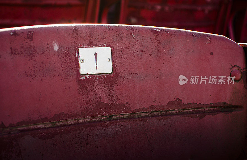 棒球场内的旧座位