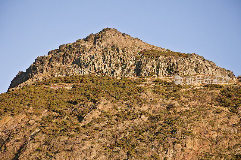 阿瑟的座位，熄灭的火山管道(熔岩)，爱丁堡南部