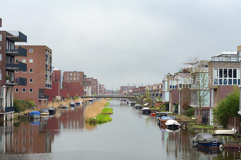 阿姆斯特丹Ijburg住在水旁边