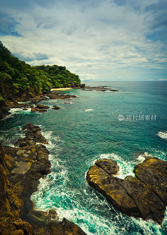 哥斯达黎加海岸线