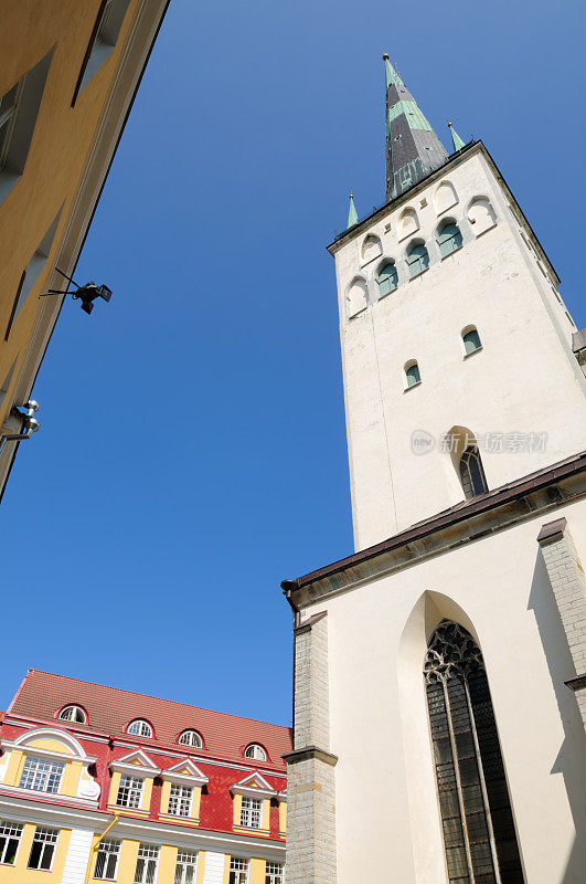 爱沙尼亚塔林圣奥拉夫教堂