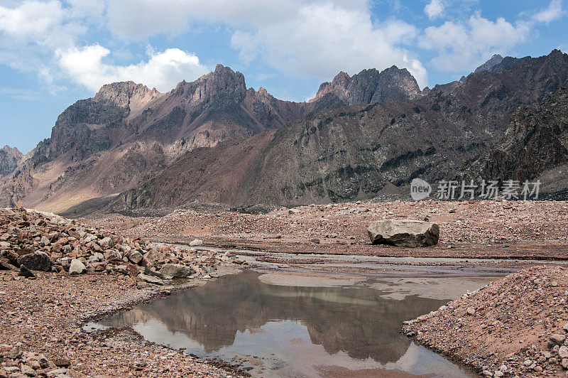 天山山脉山谷