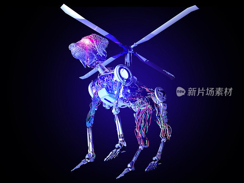 飞行Cyborg狗