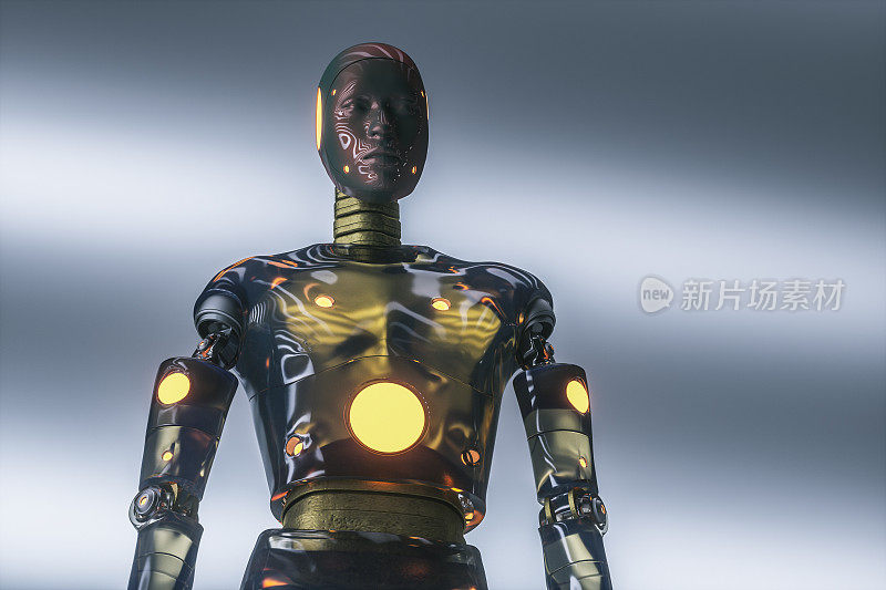未来的cyborg模型