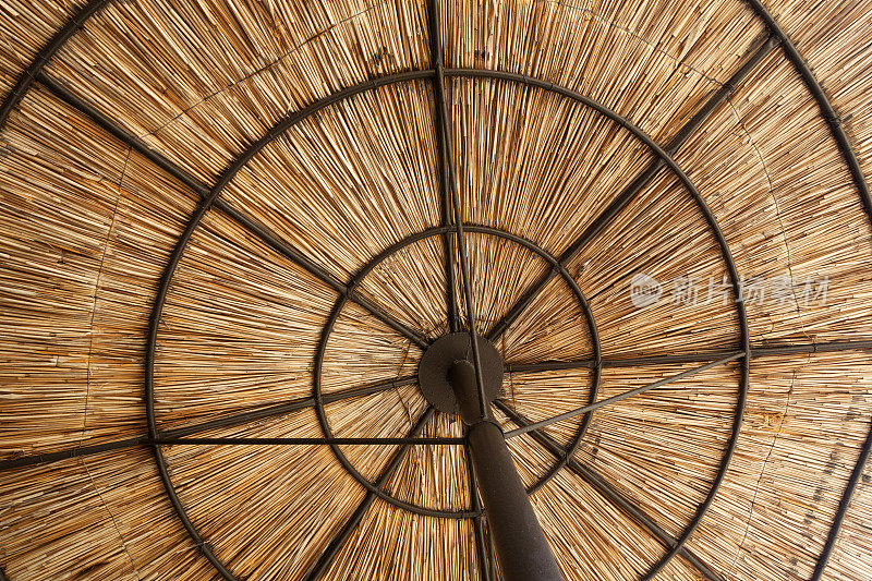 竹遮阳伞