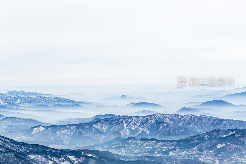 从德岳山国家公园观看风景Vd737