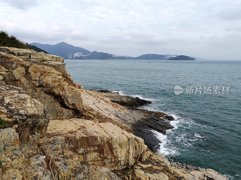 香港鸭脷排岛南部边缘