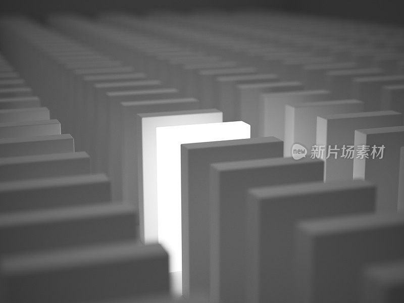 领导力商业概念3d渲染