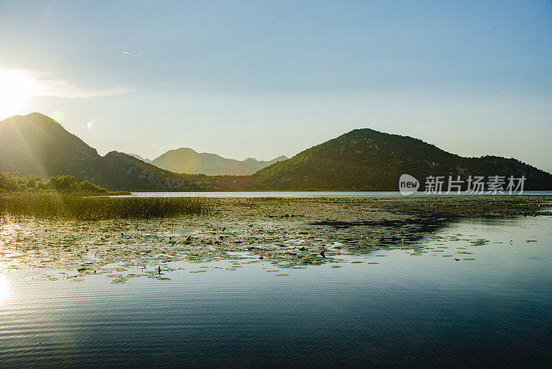 黑山的斯卡达尔湖