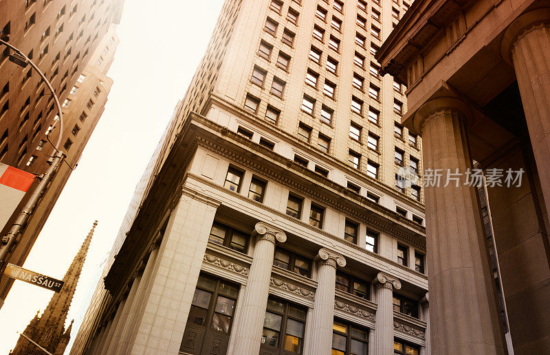 公司金融大楼，华尔街，纽约。