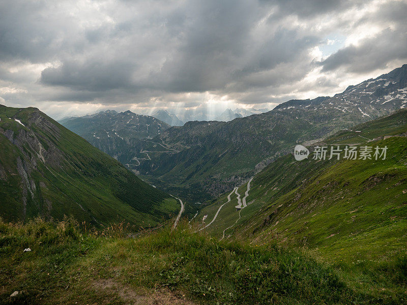 瑞士瓦莱州富尔卡山口