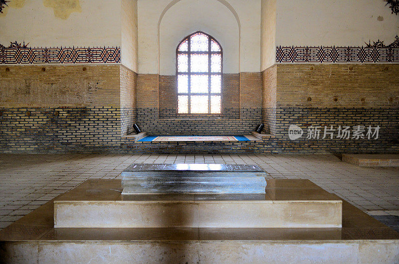 苏丹桑贾尔陵墓-石棺，古梅夫遗址，玛丽地区，土库曼斯坦