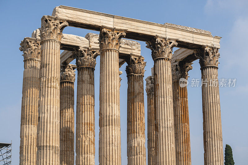 古希腊雅典的奥林匹亚宙斯神庙(奥林匹亚宙斯圆柱)