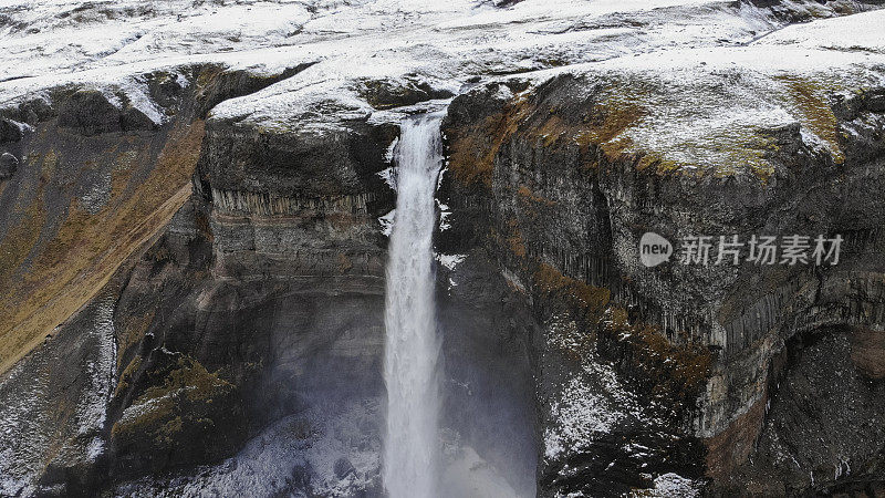 冰岛南部的海福斯瀑布