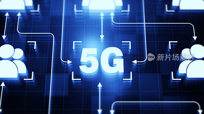 数字屏幕上的5G