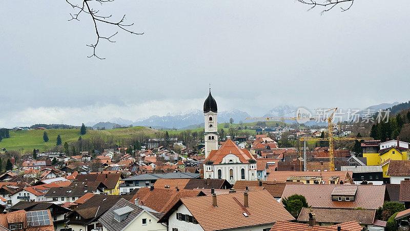 德国巴伐利亚州内塞尔旺的景色