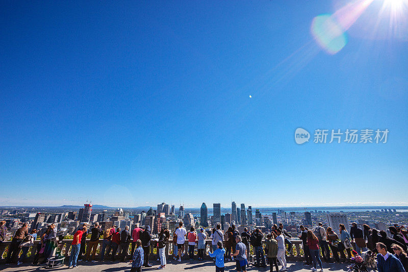 蒙特利尔天际线景观