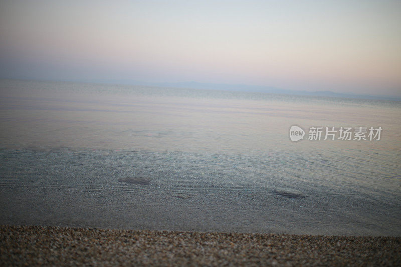 海滩，大海和天空的股票照片