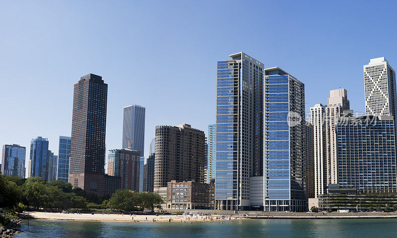 芝加哥海滩和公寓
