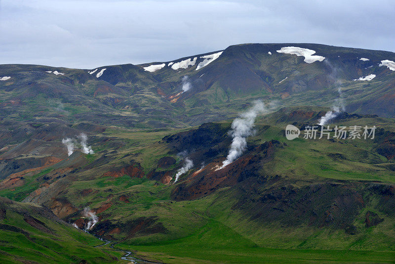 冰岛Sudurland的风景