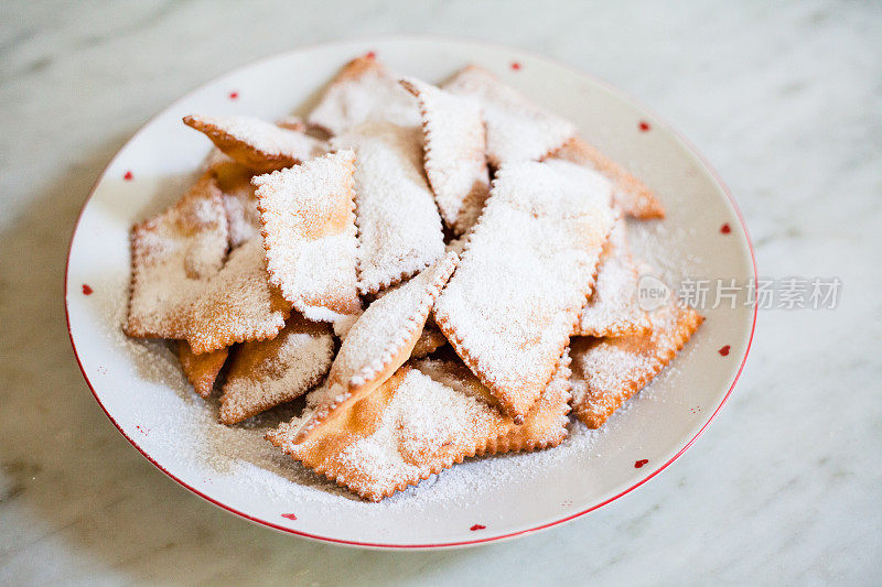 Chiacchiere，嘉年华油炸点心