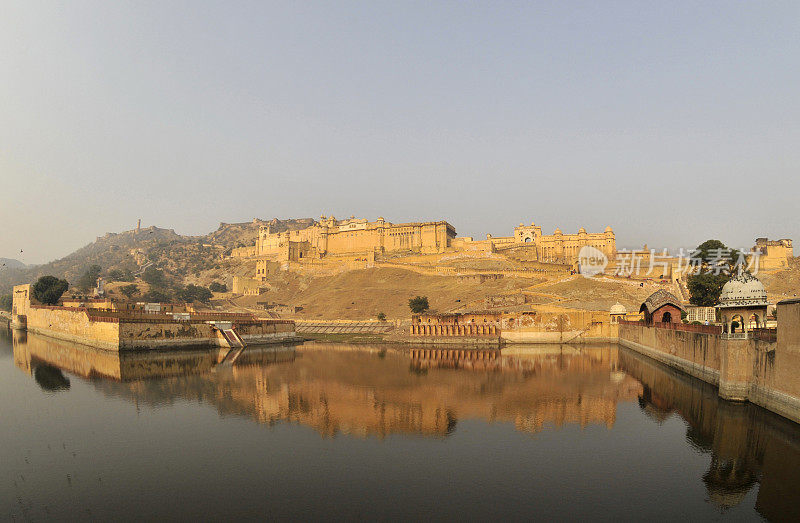 琥珀宫，全景，拉贾斯坦邦，印度
