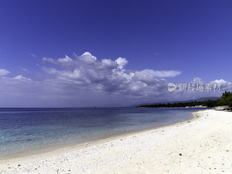 海地，小鹅，海岸线。