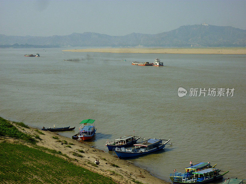 Ayeyarwady河滨，缅甸图表