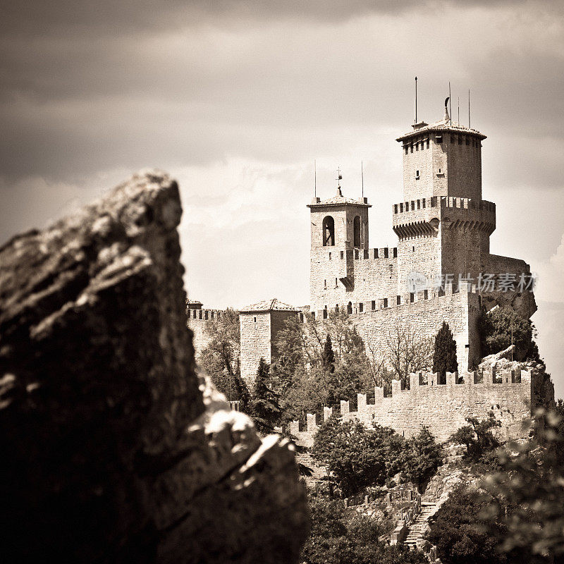 圣马力诺的城堡