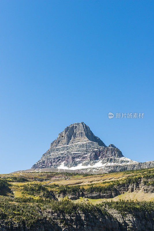 冰川国家公园蒙大拿州风景名胜区山地风景旅游目的地美国