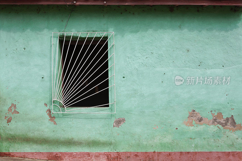 古巴房子的窗户