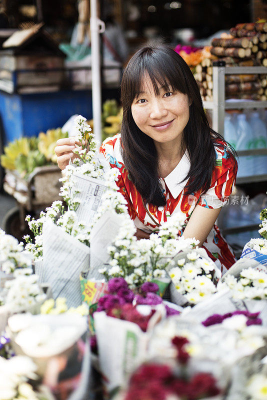 花市中国游客