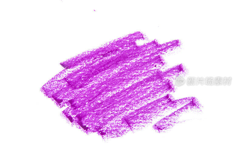白色背景上的紫色油彩画