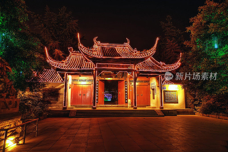 成都寺庙,中国