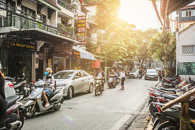 越南河内的街道