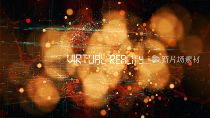 虚拟现实，数字，大数据背景