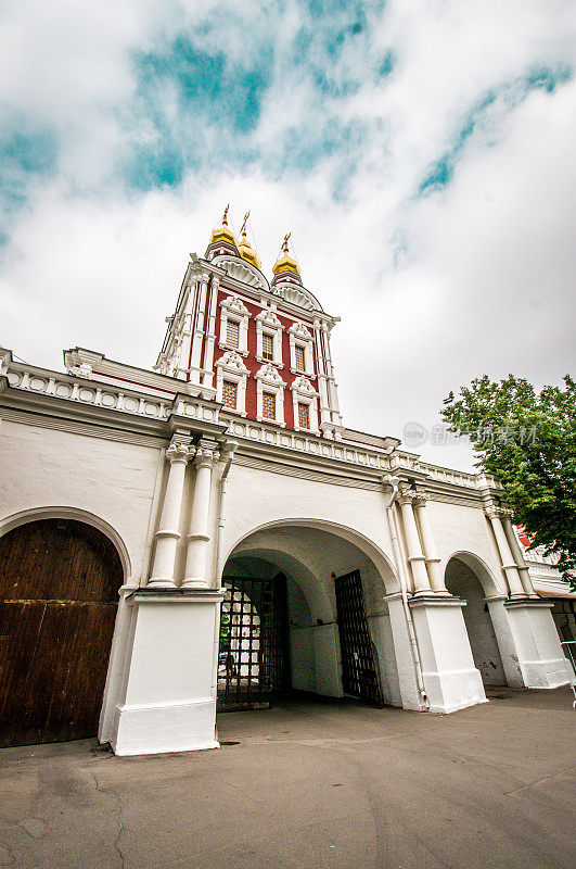 俄罗斯莫斯科斯摩棱斯克圣母大教堂的圆顶