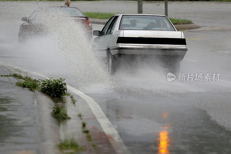 雨水溅