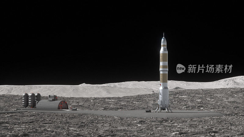 月球火箭发射基地