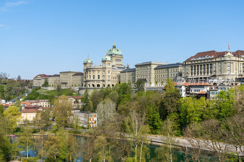瑞士议会大厦或伯尔尼联邦住宅