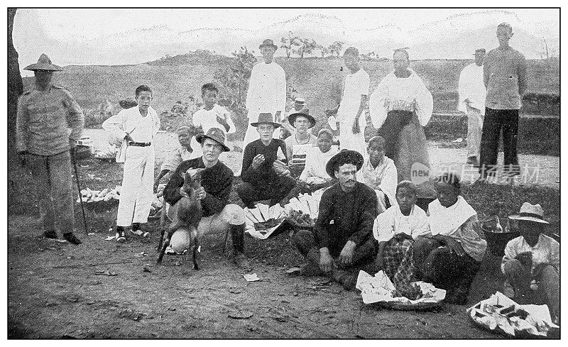 古董黑白照片:菲律宾大都会集团