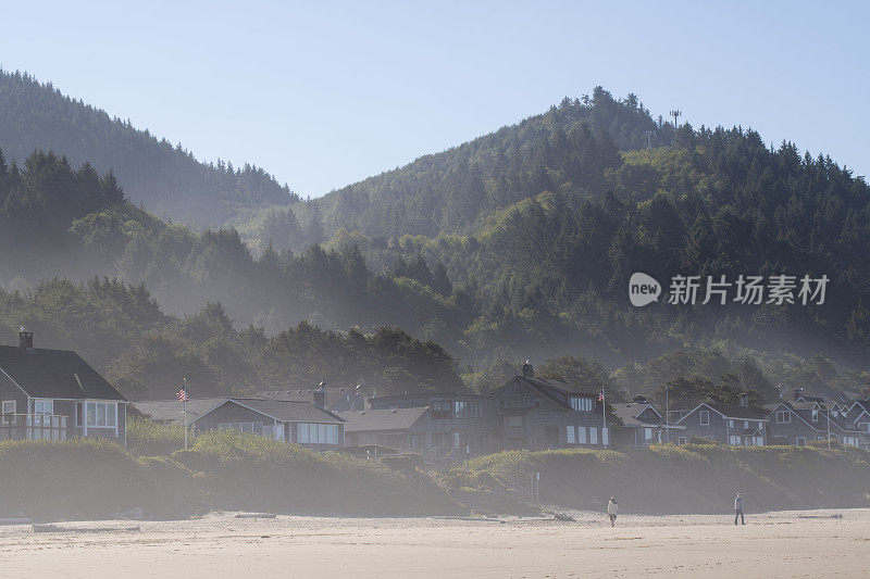 坎农海滩的海滨别墅